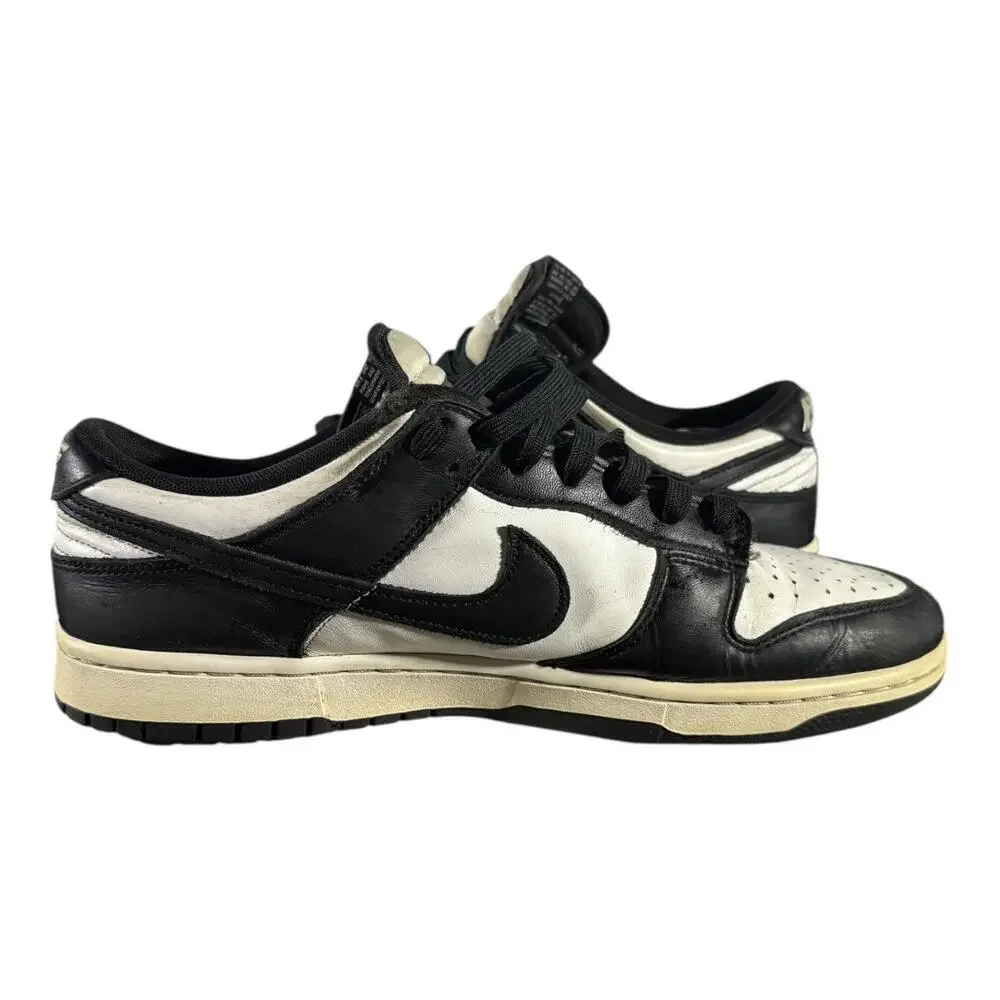 Nike Dunk Low Vintage Panda Mens Size 11 Sneakers FQ8899 100 White Black